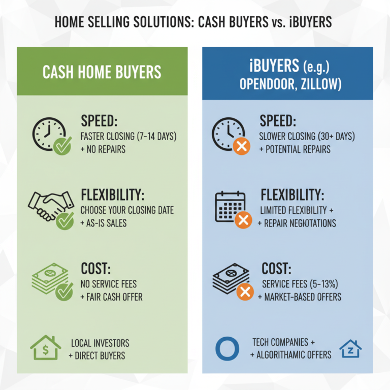 Opendoor Alternatives: Faster Closes, No Service Fees, Real Cash Offers