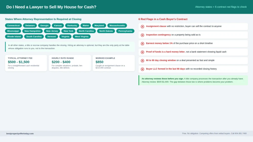 Do I Need a Lawyer to Sell My House for Cash?