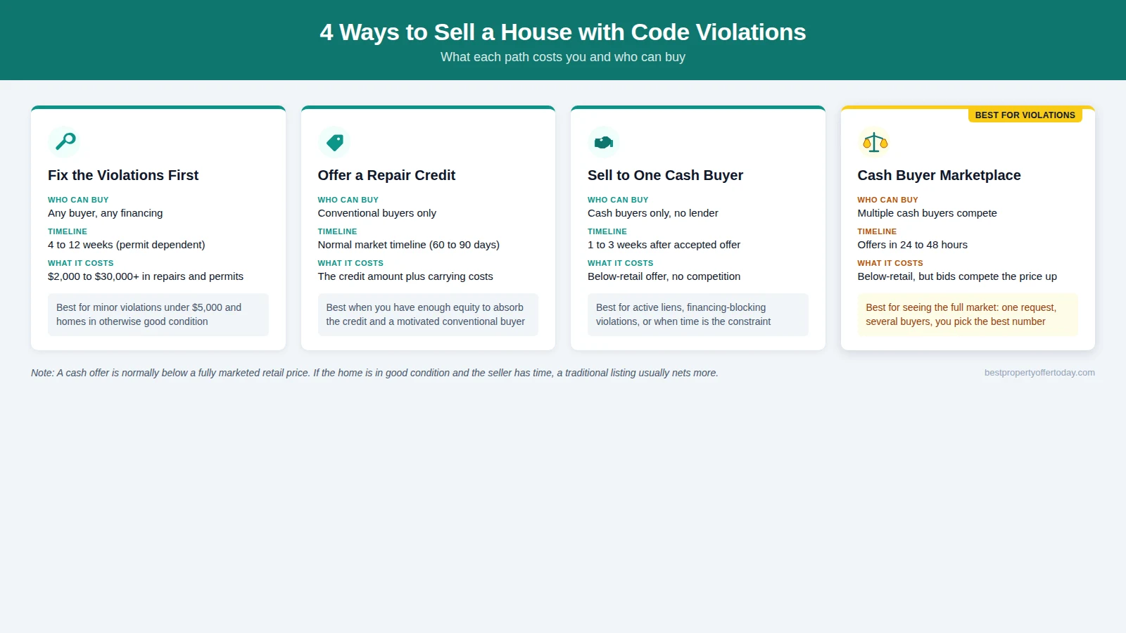 Selling a House with Code Violations: What Blocks a Sale and What Does Not