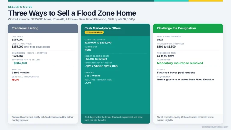 Selling a House in a Flood Zone: Your Options When the Buyer Pool Shrinks