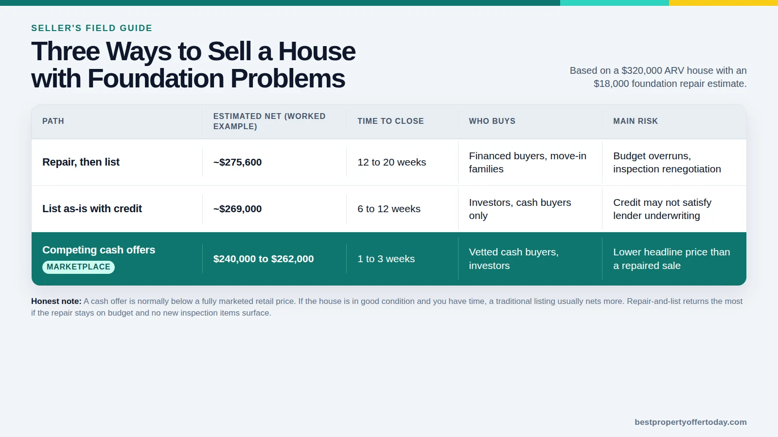 Selling a House with Foundation Problems