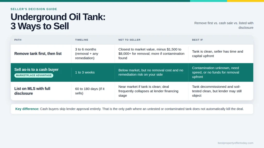 Selling a House with an Underground Oil Tank