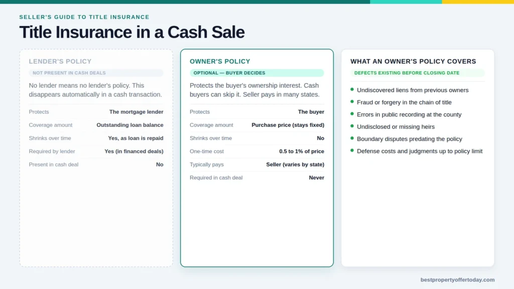 What Title Insurance Actually Covers in a Cash Sale