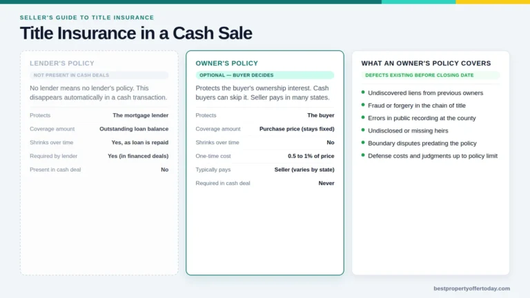 What Title Insurance Actually Covers in a Cash Sale