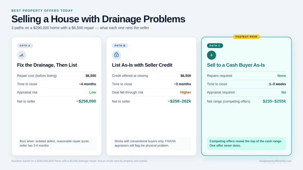 Selling a House with Drainage Problems