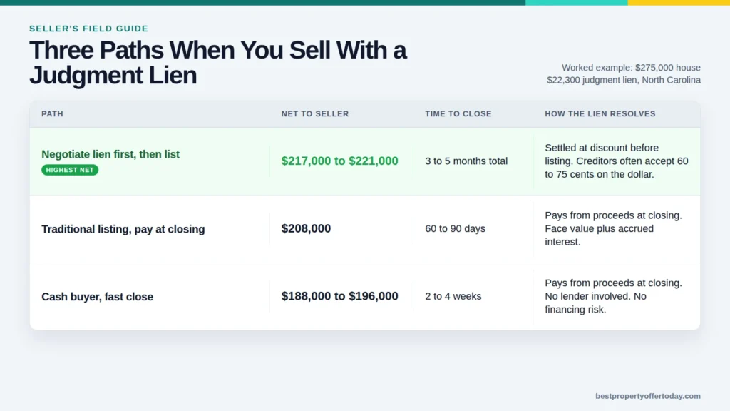 Selling a House With a Judgment Lien